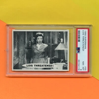 Original 1966 Superman Trading card #55 PSA 8 - Image 1 of 4