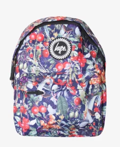 HYPE Backpack Floral Orchard Garden Print Schoolbag Bag New Multicolor - Picture 1 of 9