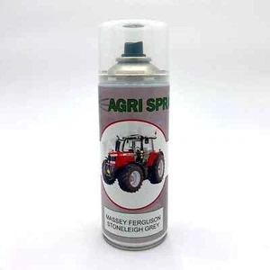 Massey Ferguson Tractor Stoneleigh Grey Aerosol Spray Paint Touch Up Can 400ml - Picture 1 of 1