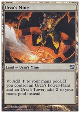 Magic the Gathering MTG Urza's Mine (327) Ninth Edition   LP