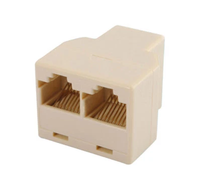 Splitter RJ45 sdoppiatore lan cavo rete duplicatore ethernet internet - ITALIA - Immagine 1 di 2