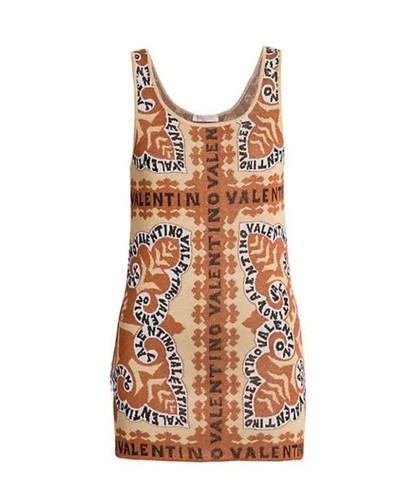 VALENTINO Intarsio Maglia Mini Abito Taglia XXS Originale Nuovo Acquisto Prezzo £1200 #u3