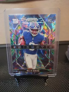 2024 Panini Prizm - Prizmatic Green Prizm #13 Malik Nabers (RC) - Picture 1 of 2