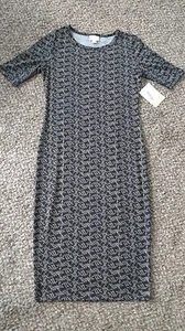 BRAND NEW AMERICANA LULAROE WE THE PEOPLE WOMEN'S XXS JULIA DRESS RARE UNICORN - Picture 1 of 4