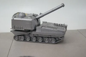 Ideal Processed Plastics 155mm Howitzer Self Propelled RARE SILVER with Sticker - Picture 1 of 6