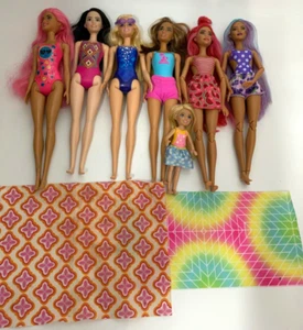 Mattel Barbie bambola Bundle nuoto set estivo lotto lavoro (A3) - Foto 1 di 7