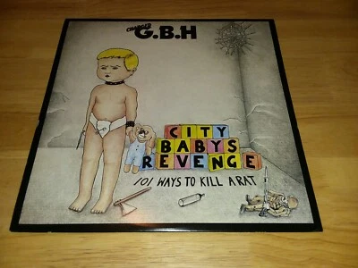 GBH "City Babys Revenge" LP Yellow Vinyl Cleopatra CLP 1809 2014 Limited PUNK - Image 1 of 4