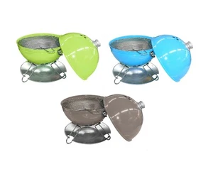 Runde tragbare Tischplatte BBQ anthrazit Grill Garten Camping drinnen Outdo - Bild 1 von 22