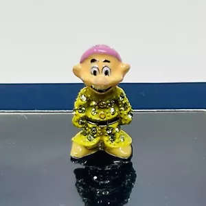 Disney Parks Arribas Brothers Swarovski® Crystal Jeweled Mini Figurine Dopey - Picture 1 of 3