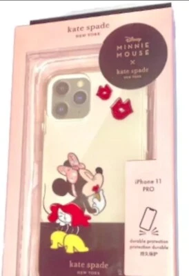 Funda Kate Spade Disney Minnie Mouse iPhone 11 Pro Brillo Beso Labios Foto 1 de 4