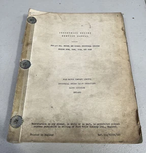Ford Industrial Engine service manual 589E 590E 591E and 592E Parts Division - Bild 1 von 8