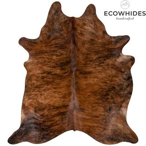 Brazilian Brindle Cowhide Rug Size 7.10" L x 7'0" W 7356 - Picture 1 of 6