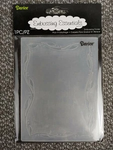 Darice Embossing Essentials Folder 1218-106 Leafy Vine Border Craft Scrapbooking - Picture 1 of 9