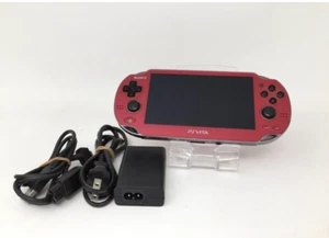 Sony PlayStation Vita PCH-1000 Cosmic Red Handheld System Console Excellent - Picture 1 of 1