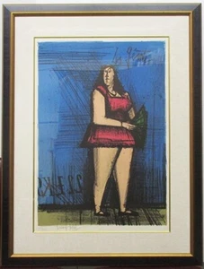 Bernard Buffet Big woman Original Lithograph Signed Limited Edition Framed - Picture 1 of 10