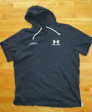 Under Armour UMASS LOWELL RIVER HAWKS Embroidered (XL) Hooded Muscle Sweatshirt