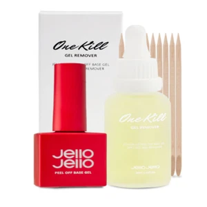 Jello Jello Peel Off Base Gel & One Kill Remover Set / K-Beauty - Picture 1 of 7