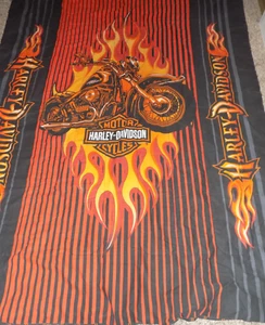 Harley-Davidson Copripiumino Moto e Federa Arazzo 60" x 82" - Foto 1 di 9