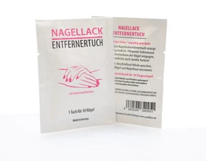 Nagellackentfernertücher, Nagellackentferner Tücher, Tuch, Aloe Vera und Aceton - Bild 1 von 3