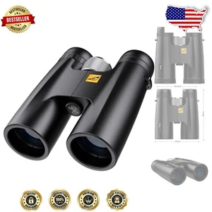 Compact & Durable 10x42 Binoculars - Essential Gear for Camping and Hunting - Picture 1 of 11