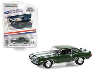 Greenlight 1969 Chevrolet Camaro Z/28 Green "USPS" 1/64 Diecast Model 30372 - Picture 1 of 2