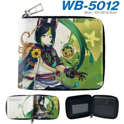 Genshin Impact Game PU Geldbörse Geldbeutel Wallet 12x10x2.5cm - Bild 1 von 3