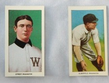 1988 CCC 1909-11 T206 Reprints 	Washington Senators Baseball Card Pick one