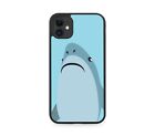 Cartoon Underwater Great White Shark Rubber Phone Case Cover Sea Sharks K262