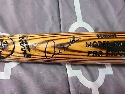 Paul Molitor Milwaukee Brewers Signed Autographed Louisville Slugger  Bat JSA  - Image 1 of 4