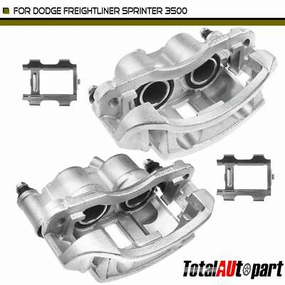 2x Brake Caliper w/ Bracket for Dodge Sprinter 3500 2004-2006 Rear Left & Right - Image 1 of 4