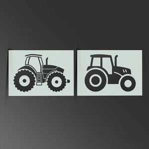 Tractor Stencil Farming Mylar Sheet Painting Wall Art Kid Bedroom 190 Micron - Picture 1 of 9