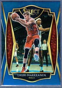 2020-21 Panini Select Lauri Markkanen Premier Level Retail Blue Prizm - Picture 1 of 2