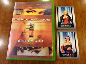 Dead Or Alive Ultimate 1 (Microsoft Xbox, 2004) MINT W/MANUAL W/TRADING CARDS