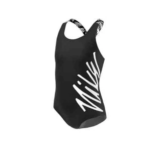 Nike Girls Script Logo Crossback One Piece - Size Large - Picture 1 of 5