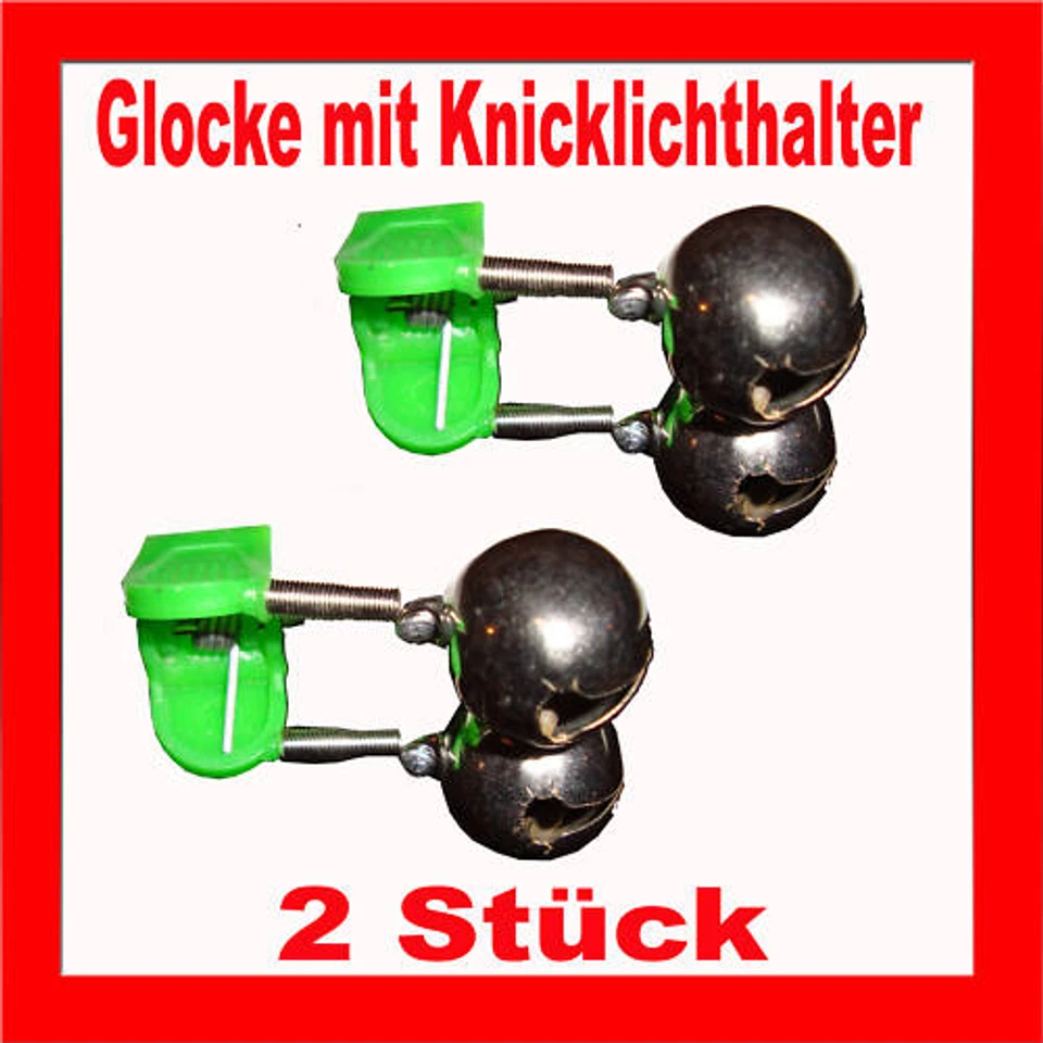 SKORPION GLOCKE MIT KNICKLICHTHALTER AALGLÖCKCHEN 2 STÜCK