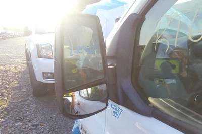 15-16 Ford Transit 250 LH Driver Side View Door Mirror Power OEM LKQ - Image 1 of 4