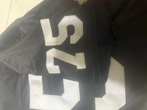Howie Long Autographed/Signed Pro Style Black XL Jersey - Picture 1 of 10