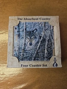 The Saugent Coaster 4 Untersetzer Set Wolf - Bild 1 von 7