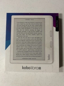 Kobo Libra 2 | eReader | 7” Waterproof Touchscreen, 32 GB of Storage | Black - Picture 1 of 6