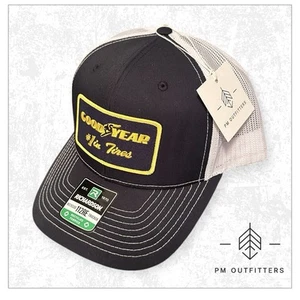 Vintage Retro Good Year Tires Patch Richardson 112 Sustainable Trucker Hat - Picture 1 of 11