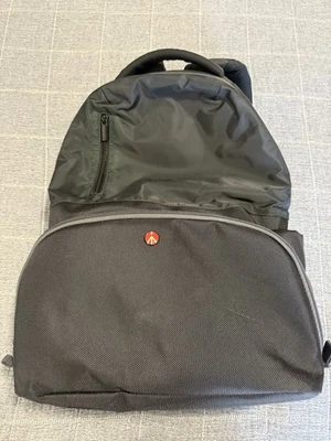 Manfrotto Active Camera Backpack Pockets Compartments Black Gray Padded Bag - Image 1 of 4