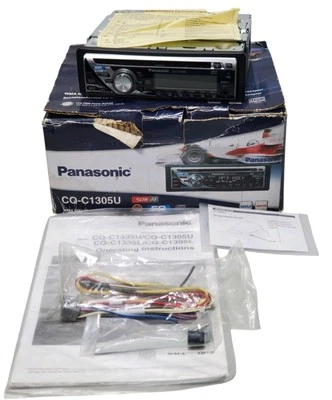 Placa frontal extraíble radio AM/FM/CD Panasonic CQ-C1305U Y2K NUEVA CAJA ABIERTA  Foto 1 de 4