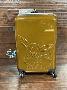 Maleta de mano Pokemon Eevee bolsa de viaje bloqueo TSA 37L marrón con funda EE. UU. - Imagen 1 de 21