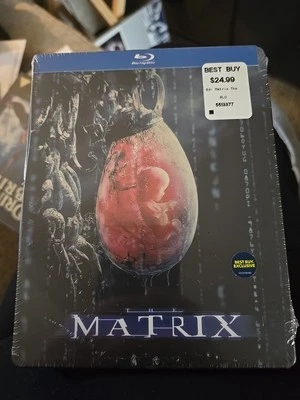 The Matrix SteelBook Blu-ray Best Buy Exclusive Limited Edition NEW SEALED - Image 1 of 2