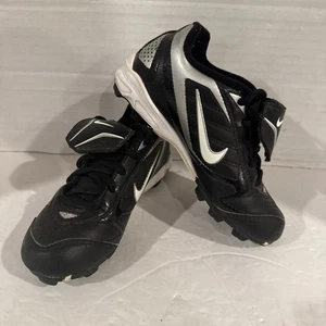 Nike Keystone Baseball Cleat Black & White Kids Size 12c  - Picture 1 of 6