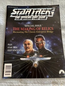 Official Star Trek Fan Club Magazine The Making of Relics Episode March 1993 #90 - Picture 1 of 9