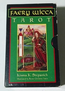 Faery Wicca Tarot Card Set 1999 Complete 83 Cards & Guidebook Kisma K. Stepanich - Foto 1 di 5