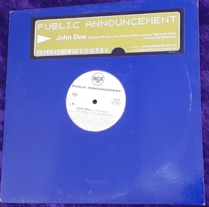 Public Announcement John Doe Vinyl Record Single - Picture 1 of 5