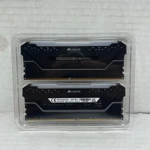 Corsair Vengeance RGB Pro DDR4 RAM 16GB 2x8GB Memory Black CMW16GX4M2C3200C16 - Zdjęcie 1 z 3