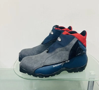 Botas de esquí de fondo Salomon "New Escape" para hombre talla 9,5 gris nuevo sin etiquetas Foto 1 de 4